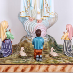Virgen de Fátima con los Pastores