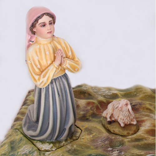 Virgen de Fátima con los Pastores